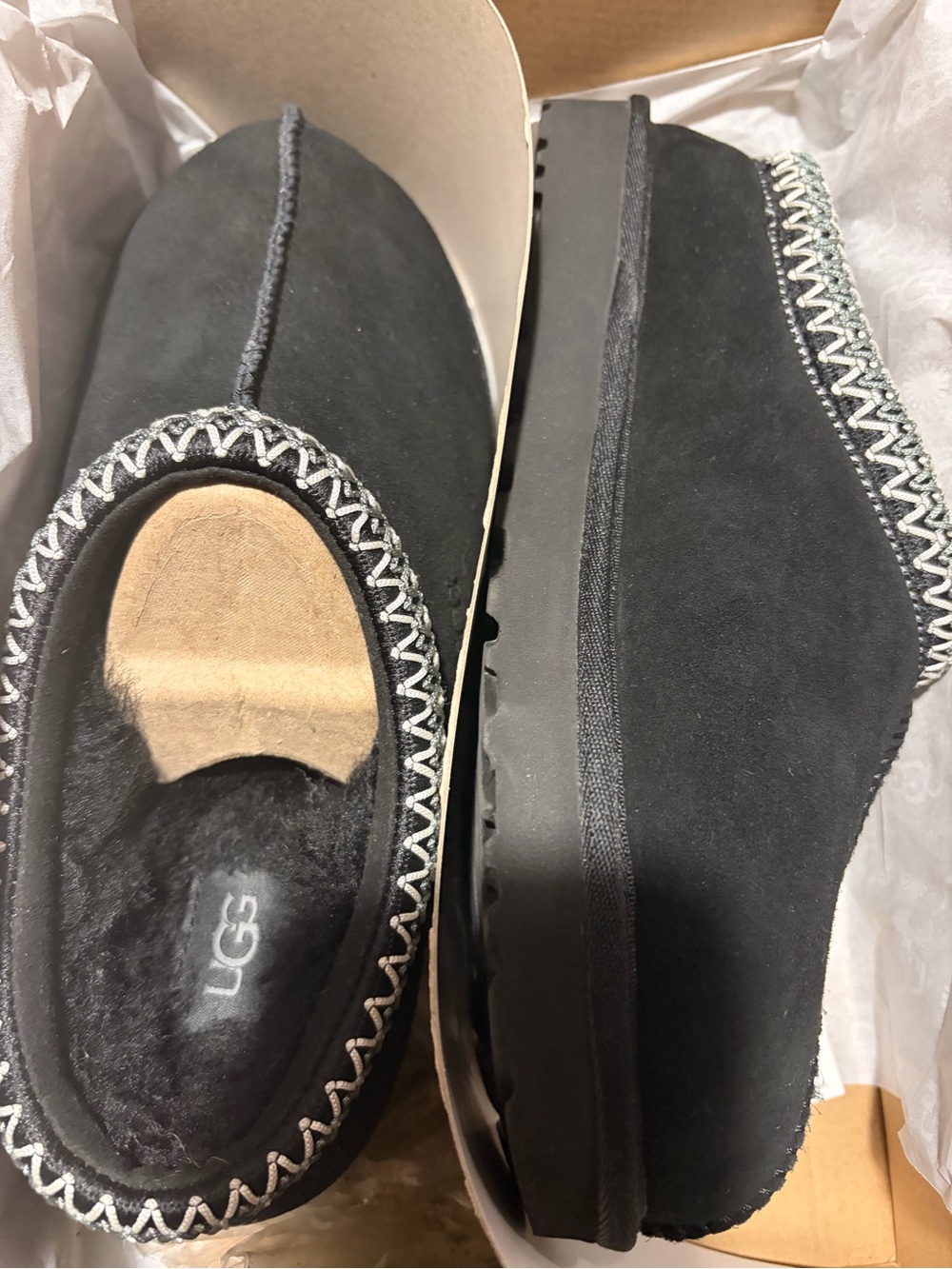 UGG Black Tasman II Slip-On Women’s Slippers